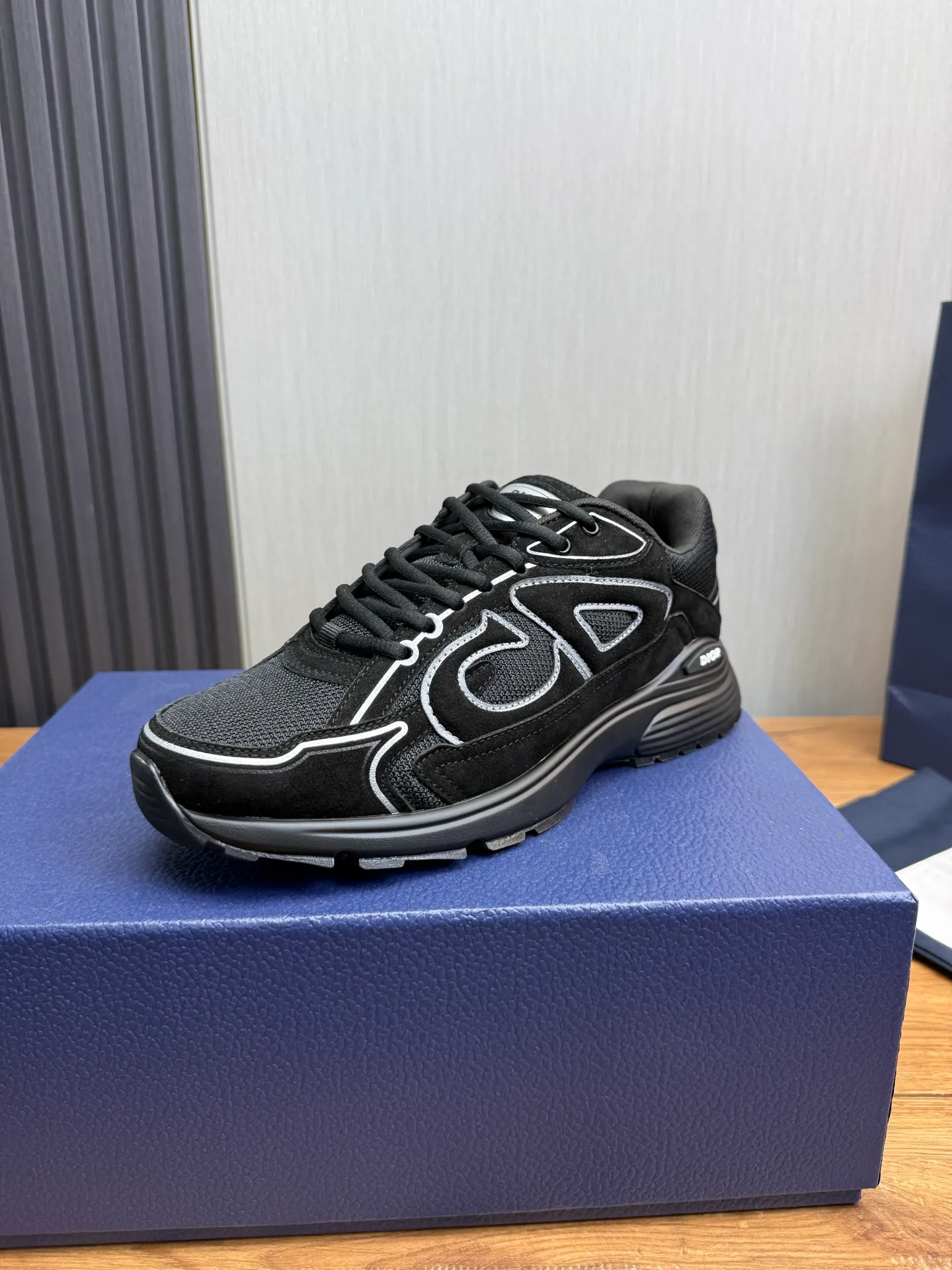 Men's men's shoes 💰580💰 Dior Dior.B30 couple hot sale ❤️💚Official website 1:1 replica ⬆️Imported cowhide stitching, comfortable mesh lining 35-45 (45 customized, non-refundable)
